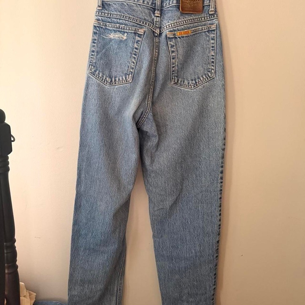 Edwin International blue denim jeans with holes size 30 - Picture 2 of 5